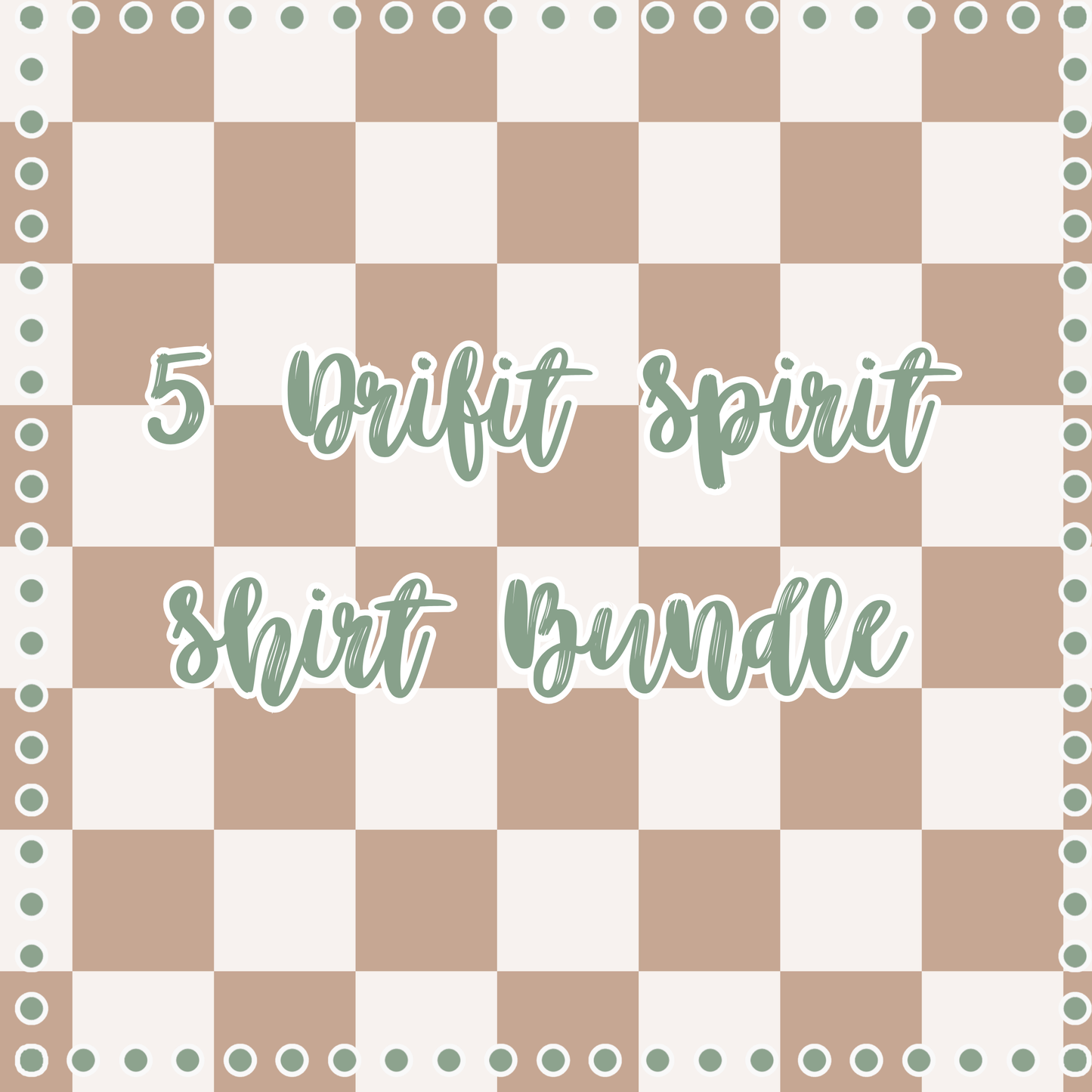 5 Drifit Spirit Shirt Bundle