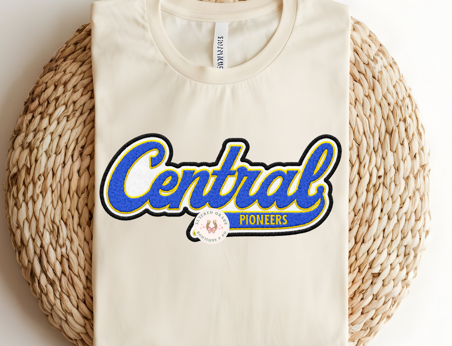Central pioneers faux chenille - toddler/youth