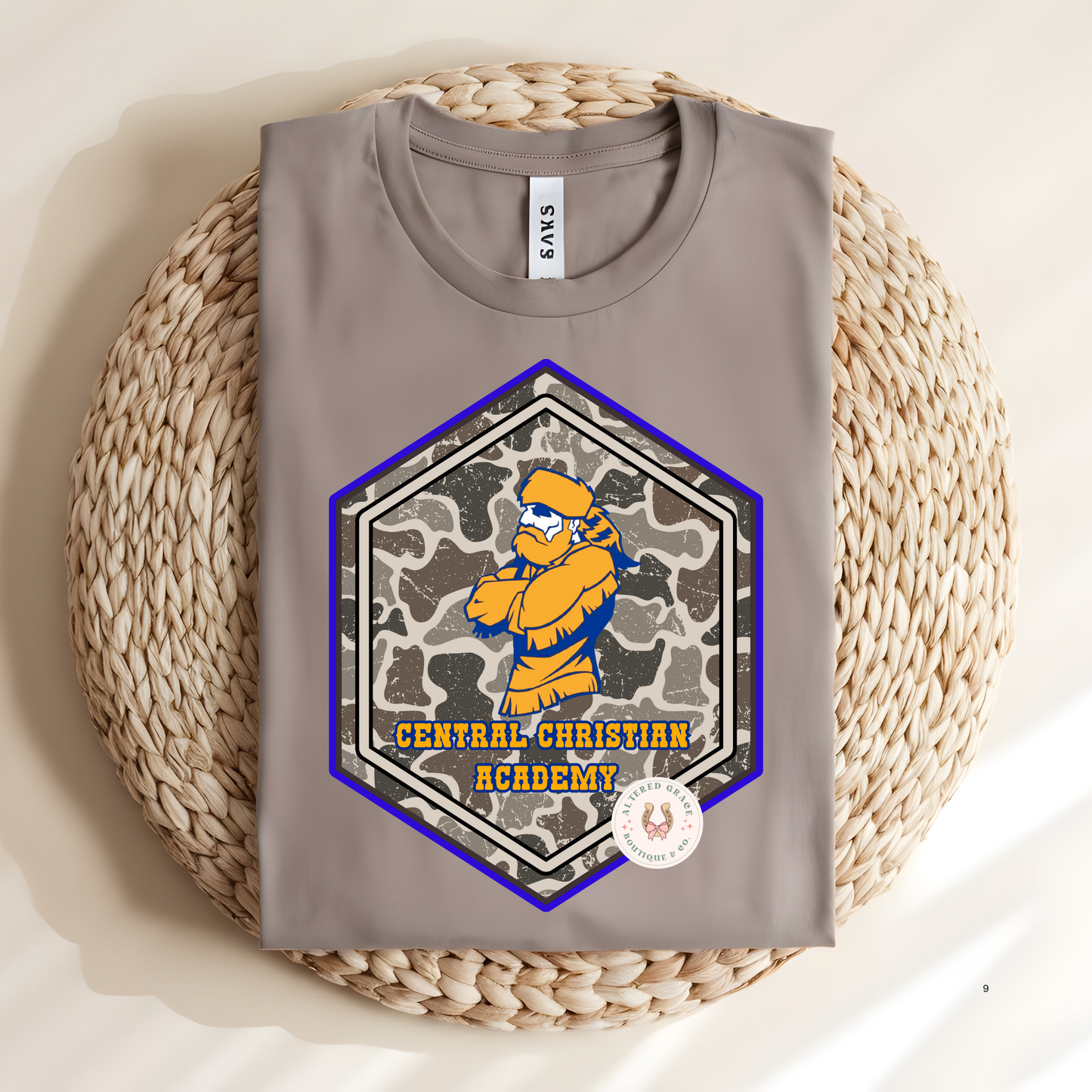 Central Christian Camo with Mascot - toddler /youth