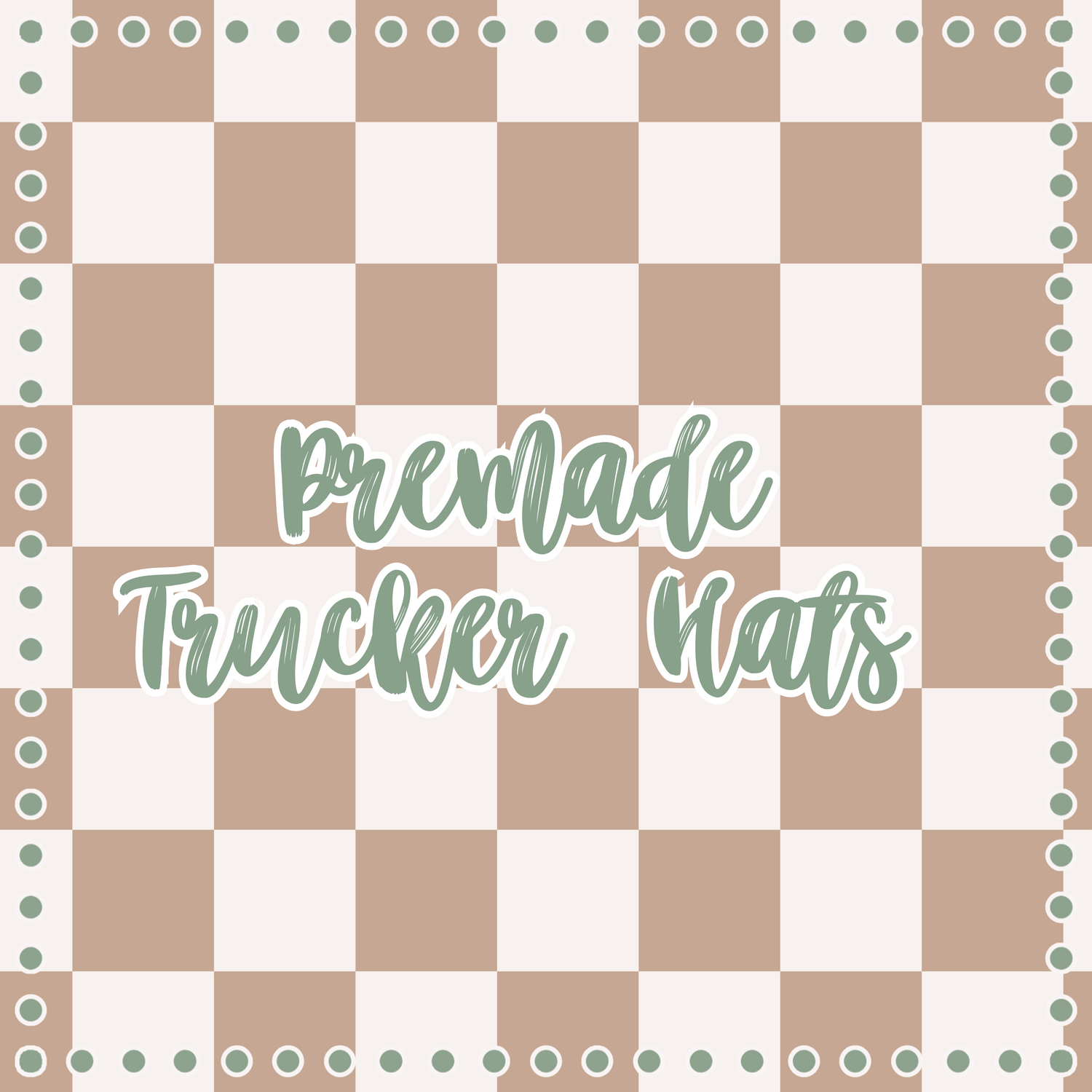 Pre-made Trucker Hats