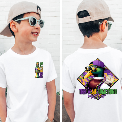 Mardi Gras Duck Tee