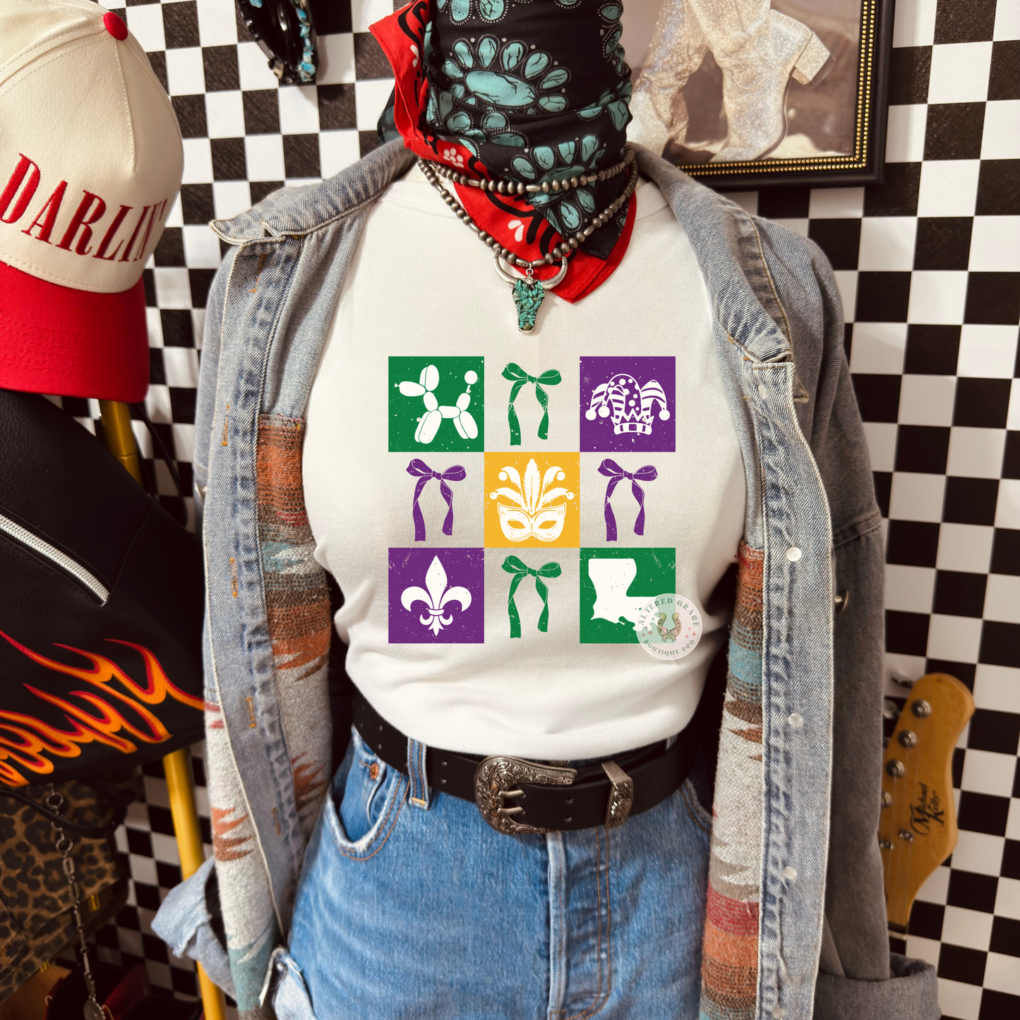 Mardi Gras Block Party Tee