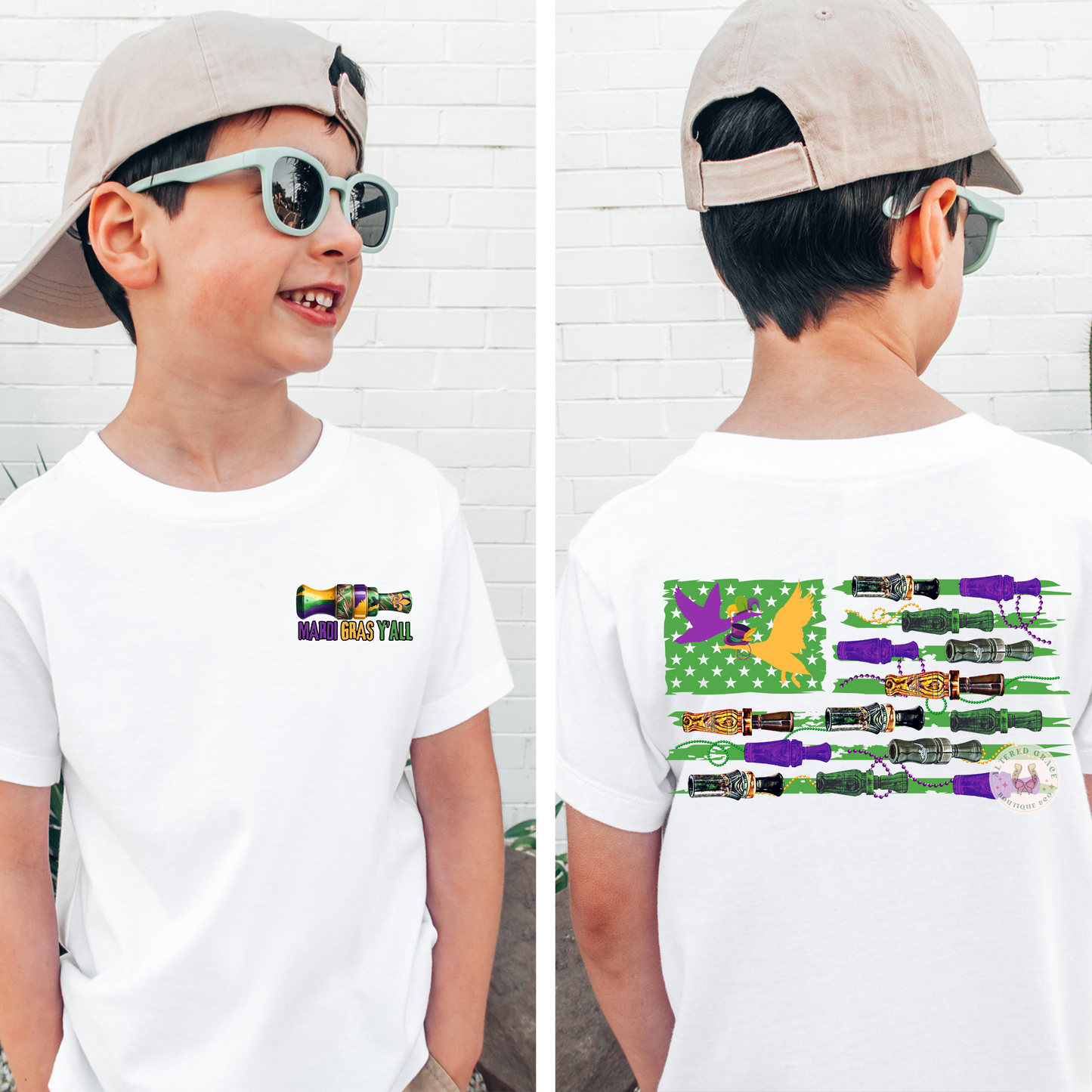 Mardi Gras Duck Call American Tee