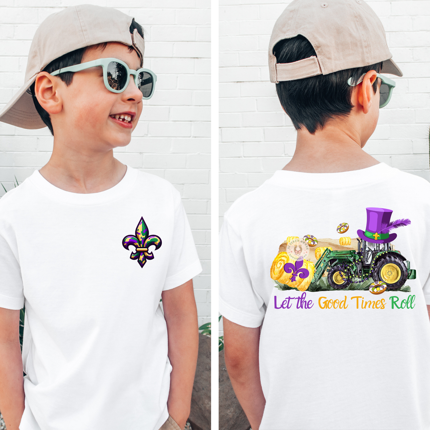 Mardi Gras Tractor Tee