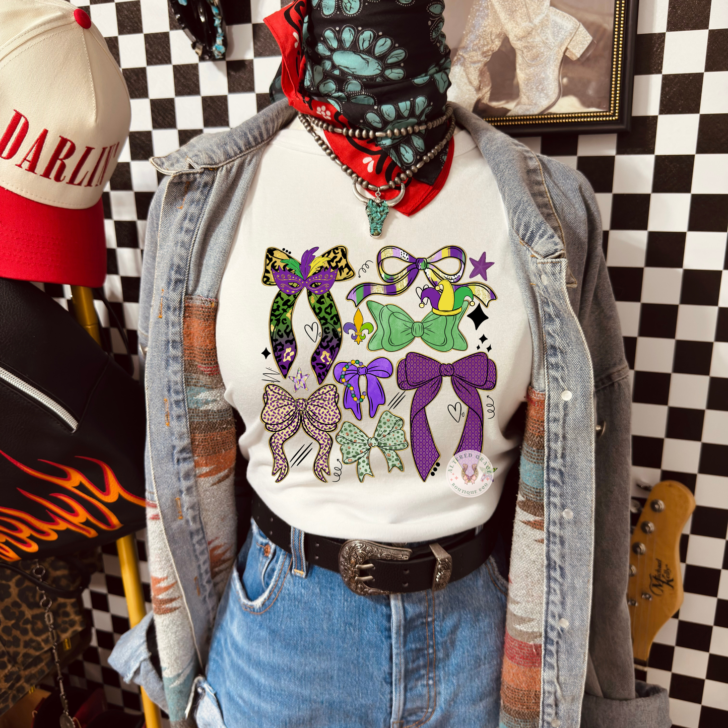 Its Mardi Gras Bow Tee