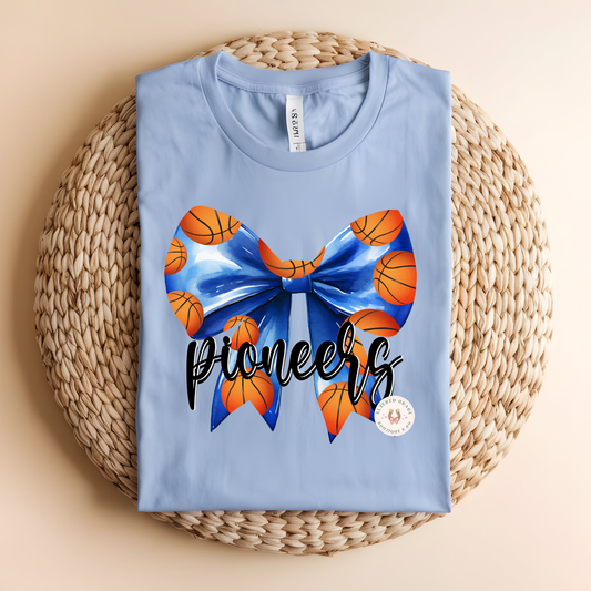 Central Pioneers Basketball Bow - Toddler/Youth