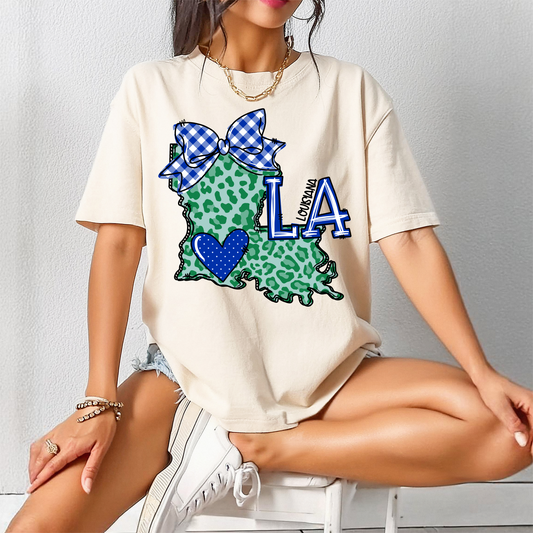 Louisanimals State Tee - Adult