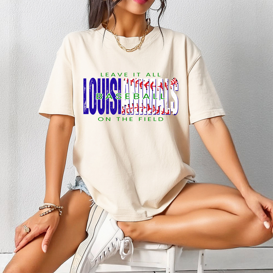 Leave it on the Field - Louisianimals Baseball - Adult