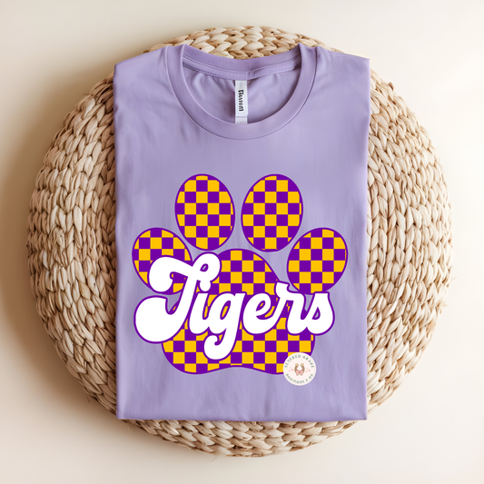 Logansport Tigers paw print   - adult