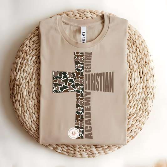 Central Christian Academy  Camo Cross- Adult