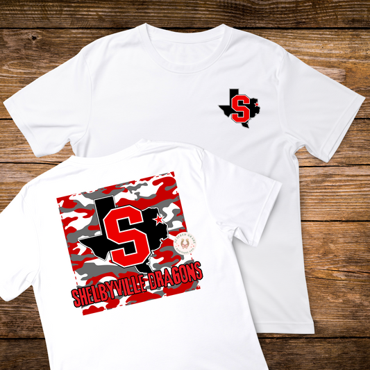 Shelbyville Dragons Camo Block- Toddler/Youth