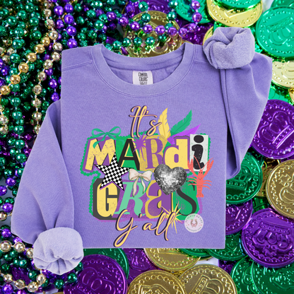 Its Mardi Gras Yall Sweatshirt